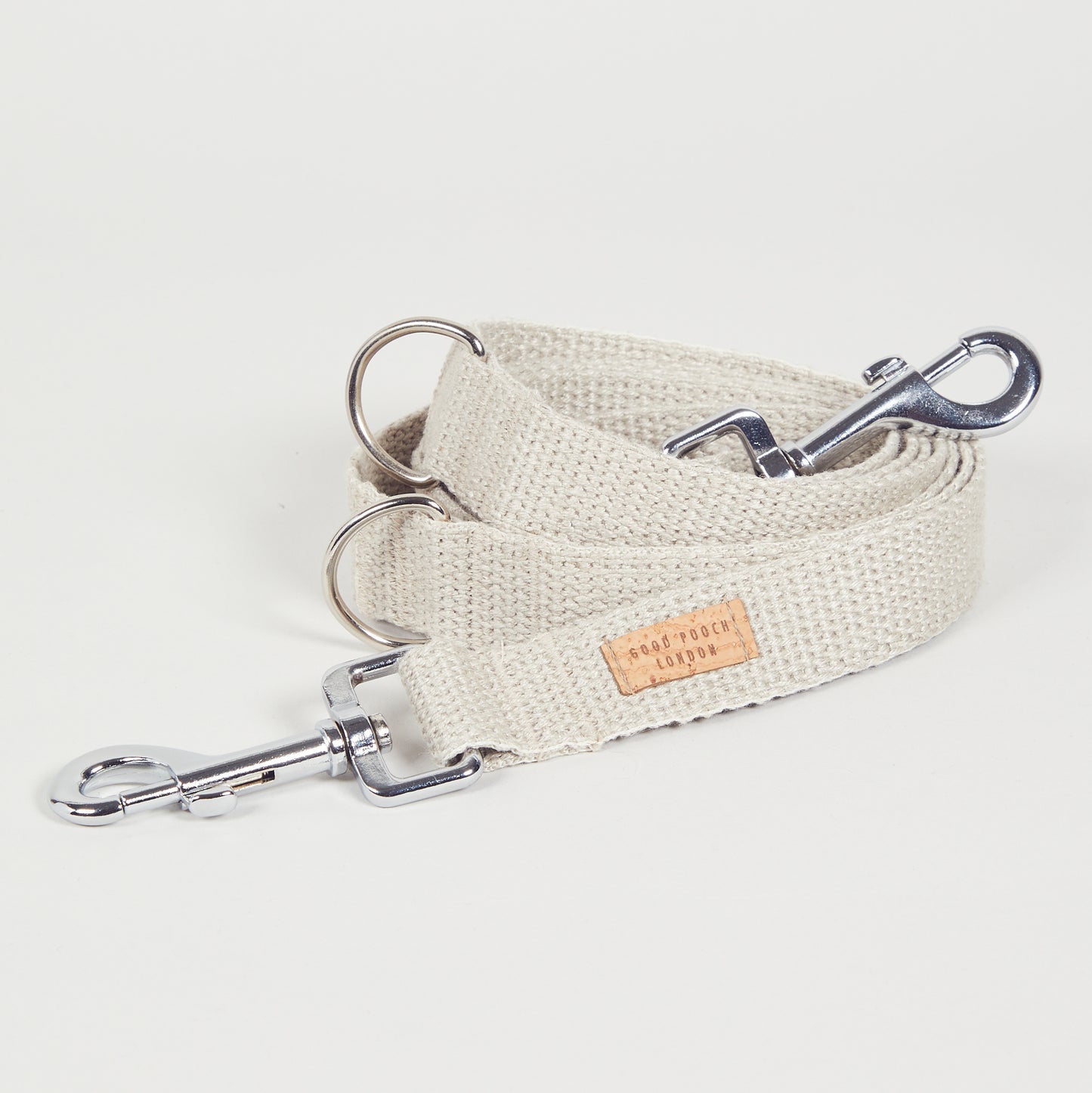 Handmade Natural Hemp Multi-Way Dog Lead