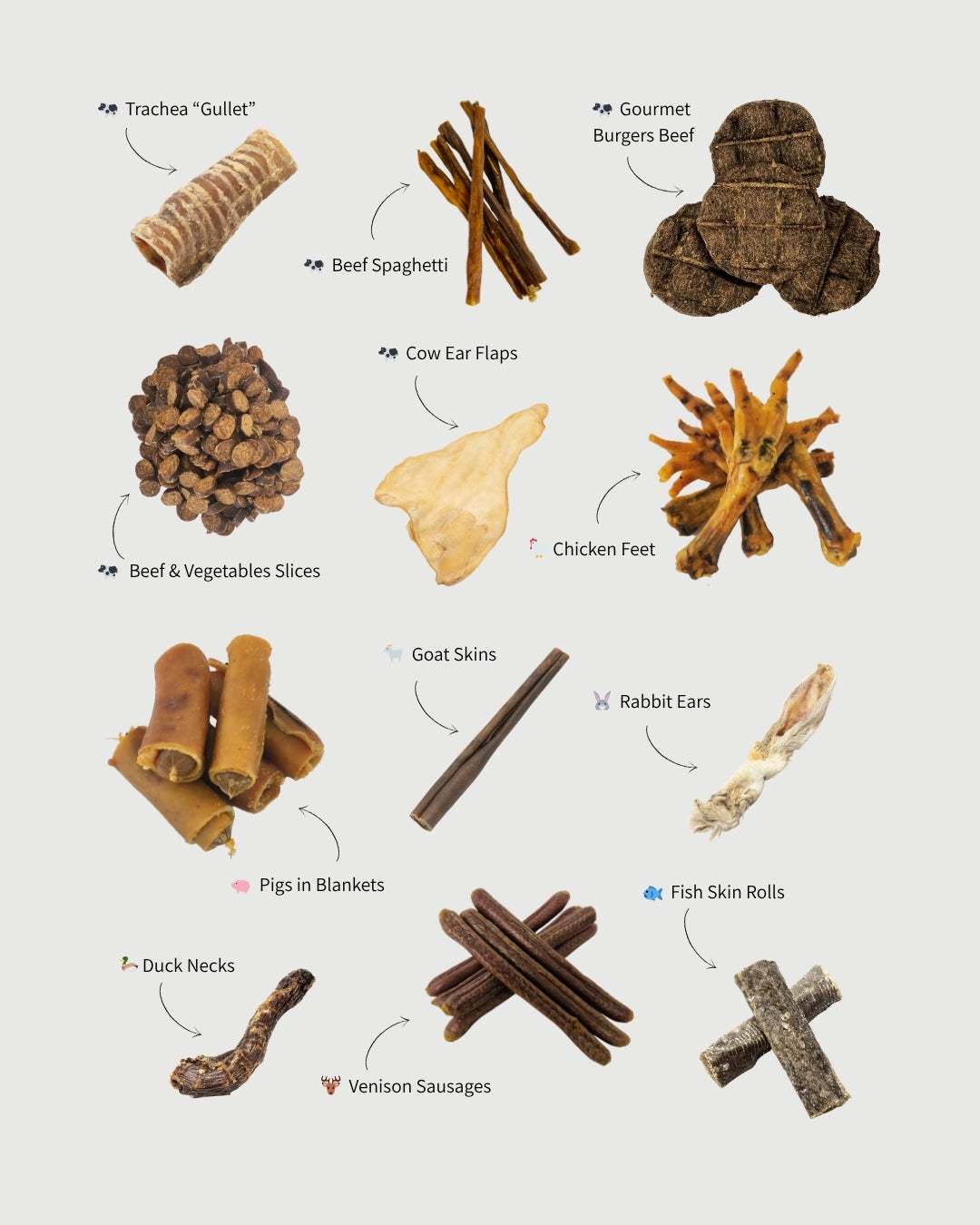 Beef Spaghetti - 3pcs | 100% Natural Dog Treats