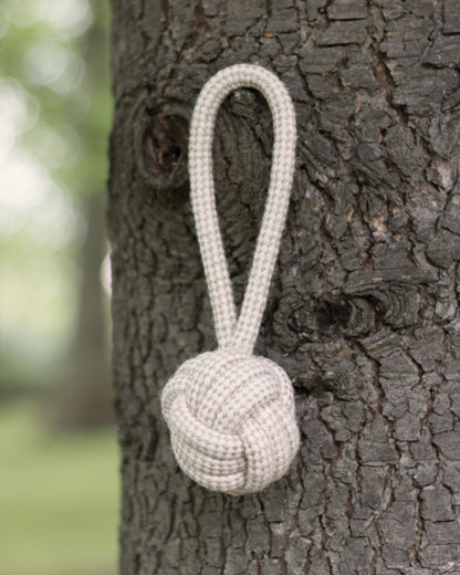Dog Hemp Rope Ball Tug Toy