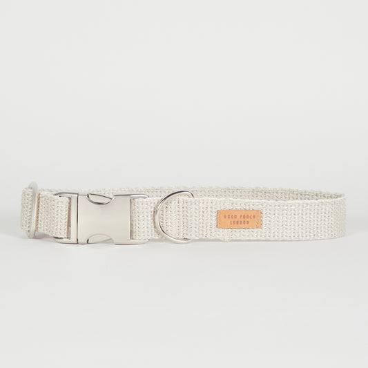 Handmade Natural Hemp Dog Collar
