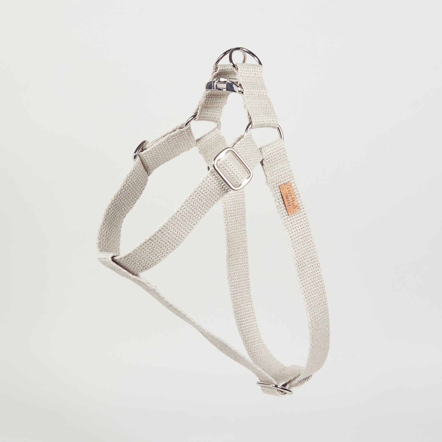 Handmade Natural Hemp Dog Collar, Harness & Lead Set