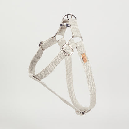 Handmade Natural Hemp Dog Collar, Harness & Lead Set