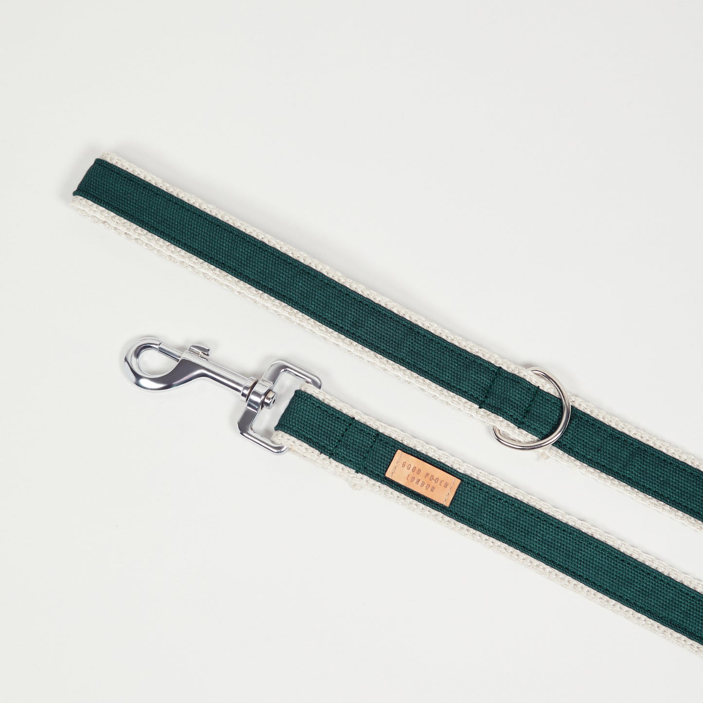 Handmade Teal Green Hemp Dog Collar, Harness & Lead Set