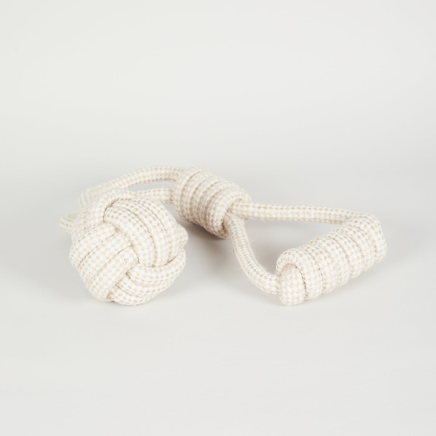 Large Dog Hemp Rope Ball Tug Toy