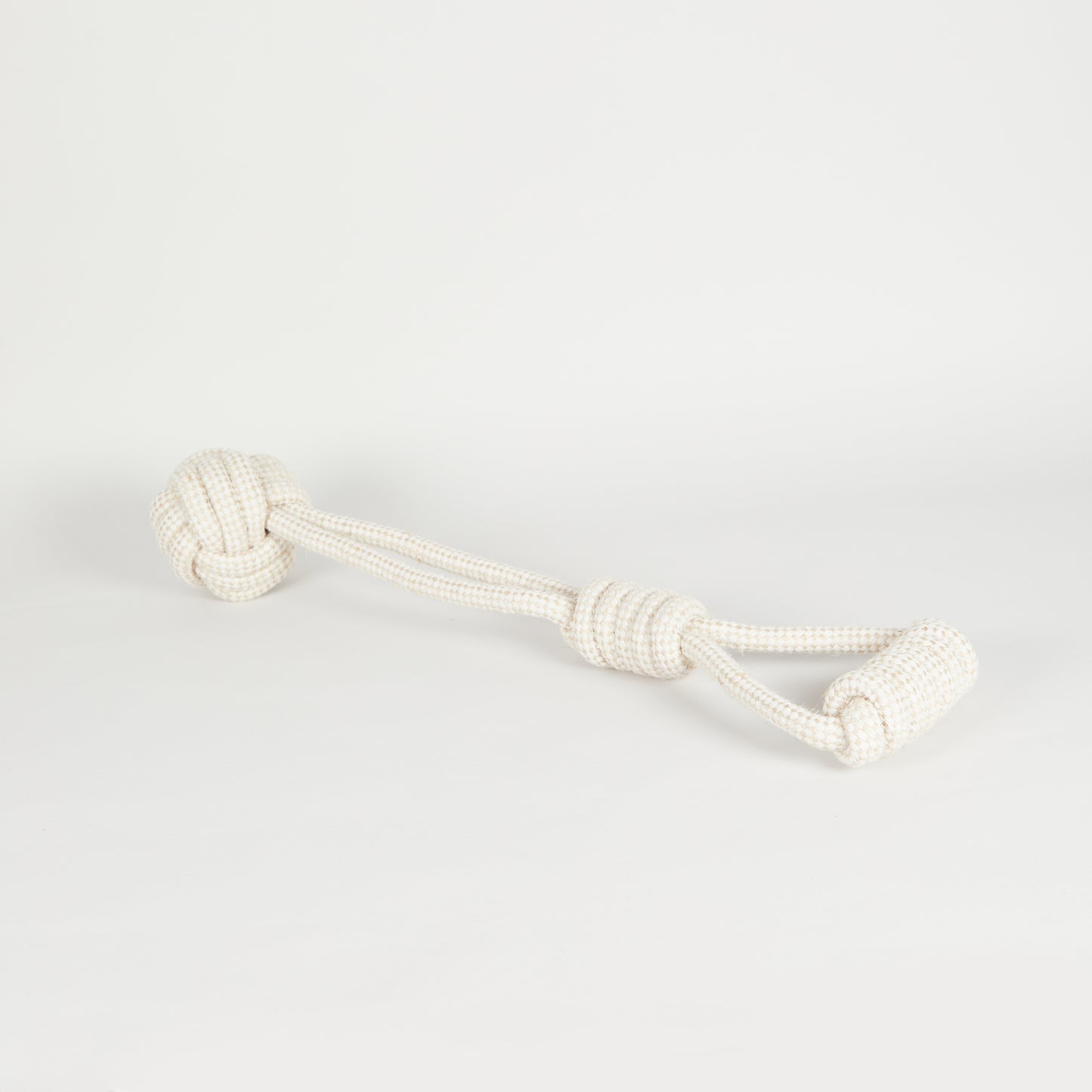 Large Dog Hemp Rope Ball Tug Toy